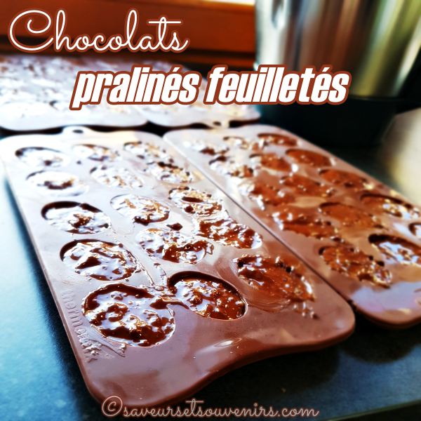 Chocolats pralinés feuilletés Recette Thermomix Saveurs et Souvenirs